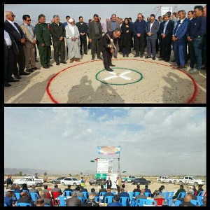 کلنگ زنی گلخانه بهمن 1401